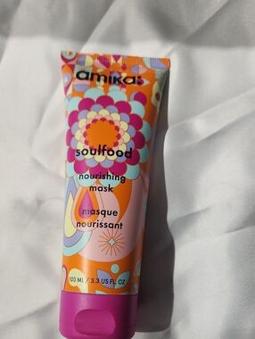amika Soulfood Nourishing Mask - Orange, Pink, Aqua